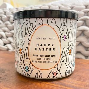 New Bath & Body Works 3 Wick Easter Candle